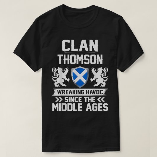 T-shirt Clan Thomson Scottish Family Clan Scotland wreakin (Design devant)