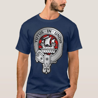 T-shirt Clan Wood Crest Tartan 1