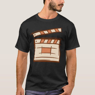 T-shirt Clapperboard Clapplanche film