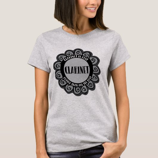 T-shirt Clarinet est le meilleur (Devant)