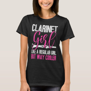T-shirt Clarinet Girl Vacation - Dons Drôle pour Clarineti