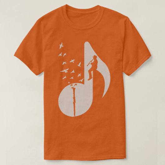 T-shirt Clarinet musical (Design devant)