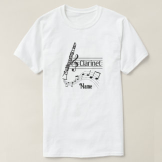 T-shirt Clarinet personnalisé