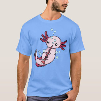 T-shirt Clarinet Player Aolotl Lover Big Band Music Clarin