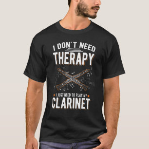T-shirt Clarinet Therapy Clarinetist 4