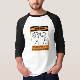 T-shirt Clarinetist bas capricieux d'avertissement