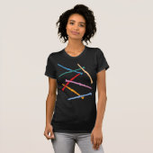 T-shirt Clarinets Colorés (Devant entier)