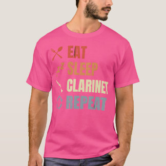 T-shirt Clarinette Répéter ami