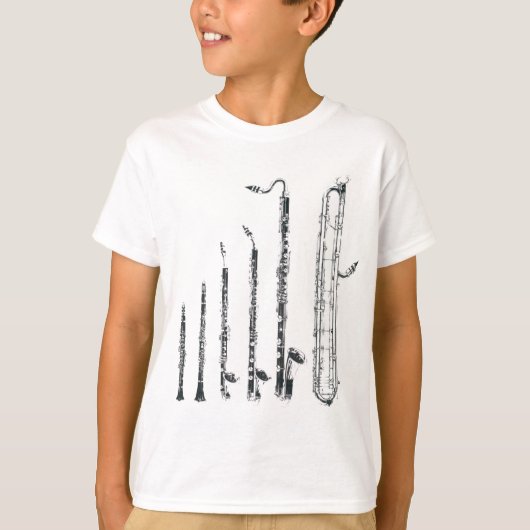 T-shirt clarinettes (Devant)