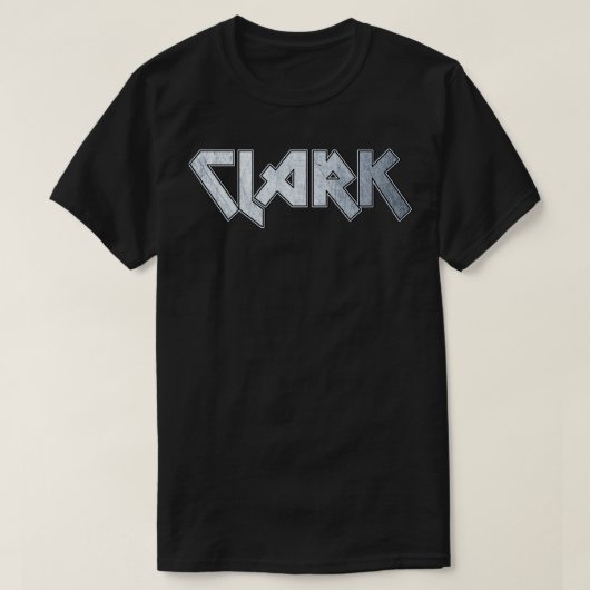 T-shirt Clark en métal lourd (Design devant)