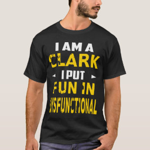 T-shirt Clark Famille Clan Relatif Réunion Se Reunir Xm