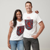T-shirt Clark Tartan Scottish Plaid Lion Rampant (Unisexe)