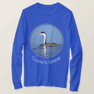 T-shirt Clark's Grebe Painting - Art original pour les ois