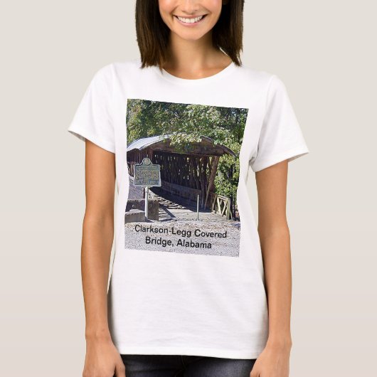 T-shirt Clarkson Pont couvert Alabama (Devant)