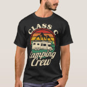 T-shirt Class C Camping Crew RV Camper Men Women Matching (Devant)