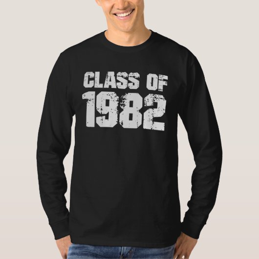 T-shirt Class of 1982 High School Reunion College Graduati (Devant)