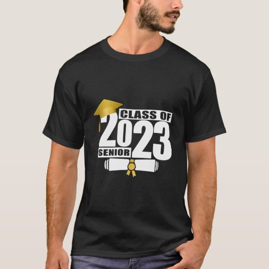 T-shirt Class Of 2023 Senior Certificate Diploma Graduatio (Devant)