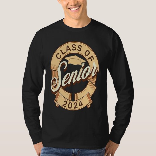 T-shirt Class of 2024 Senior Graduation Senior Class of 20 (Devant)
