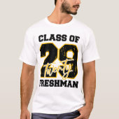 T-shirt Class of 2029 Freshman High School Back To School (Devant)