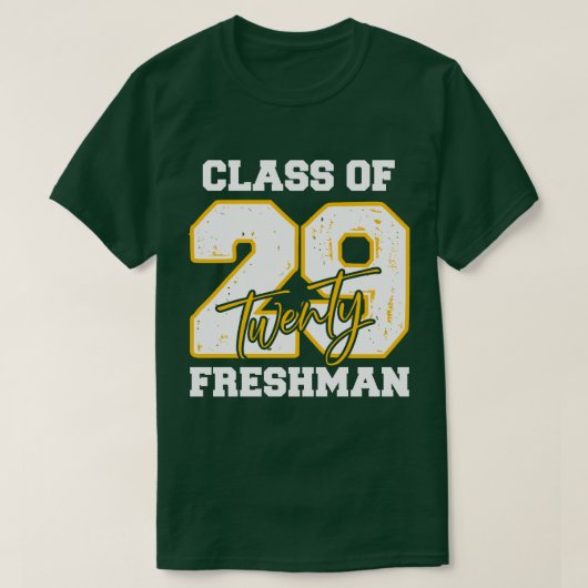 T-shirt Class of 2029 Freshman High School Back To School (Design devant)