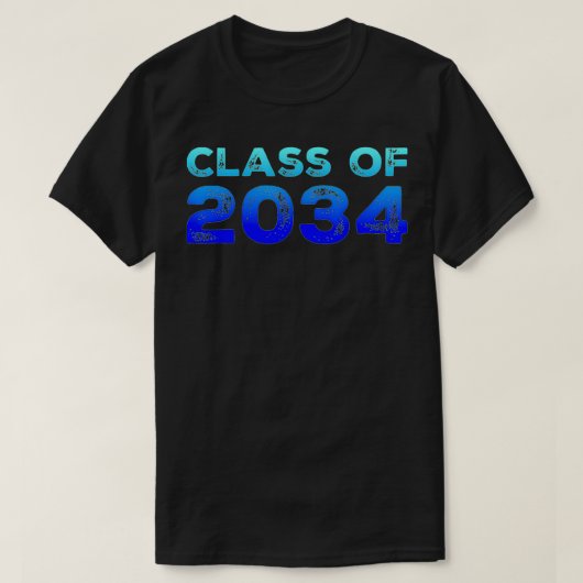 T-shirt Class of 2034  (Design devant)