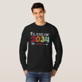 T-shirt Class Of 2034 Grow With Me Kindergarten K 12 Arrow (Devant entier)