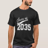 T-shirt Class Of 2035 Grow With Me Graduation First Day Of (Devant)