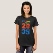 T-shirt Class Of 2035 Grow With Me Graduation First Day Of (Devant entier)