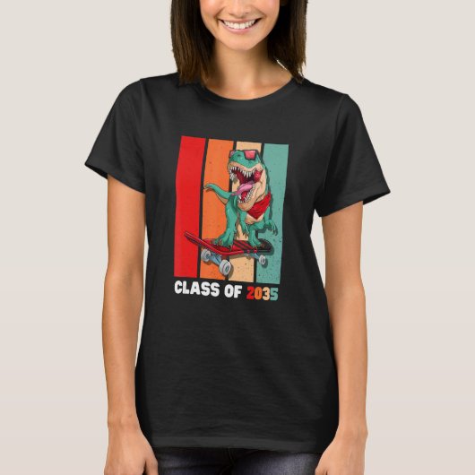 T-shirt Class Of 2035 Grow With Me Kindergarten Graduate (Devant)