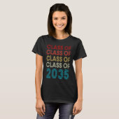 T-shirt class of 2035 with me (Devant entier)