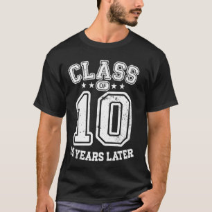 T-shirt Classe 10 15e élèves du secondaire 15 ans 2025 Col