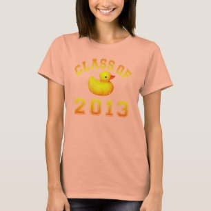 T-shirt Classe 2013 du caoutchouc Duckie - jaune/orange