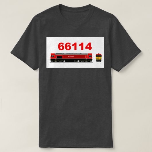 T-SHIRT CLASSE 66 114 LOCOMOTIVE 1 (Design devant)
