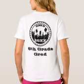 T-shirt Classe 8e année d'insertion de grade Année (Dos)