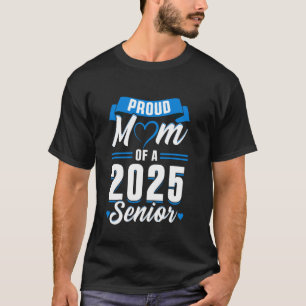 T-shirt Classe Bleue Rétro de 2025 Graduation Senior Funny