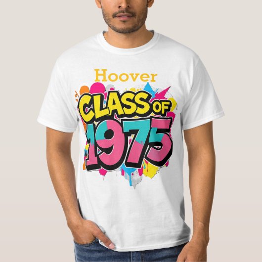 T-shirt Classe customisée de 1975 (Devant)