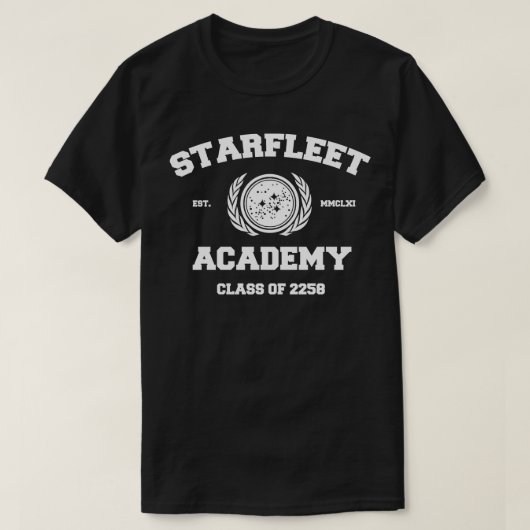 T-shirt Classe d'acadmey Starfleet de 2258 Blanc (Design devant)