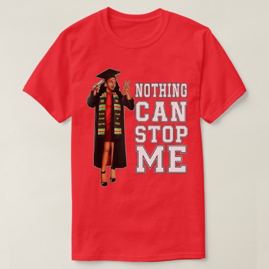 T-shirt Classe d'Aînés de 2020 Afro-Américain Graduation  (Design devant)