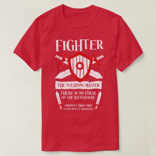 T-shirt Classe DD FIGHTER Dragons (Design devant)