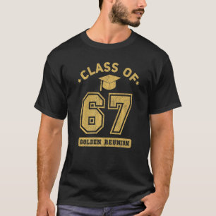 T-shirt Classe De 1967 Collège Diplôme Secondaire Reunio