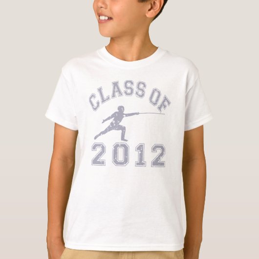 T-shirt Classe de 2012 clôturant - gris 2 (Devant)
