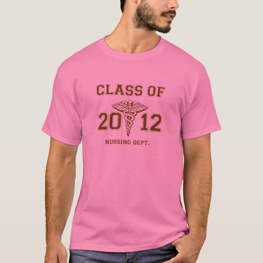 T-shirt Classe de 2012 services soignants (Devant)