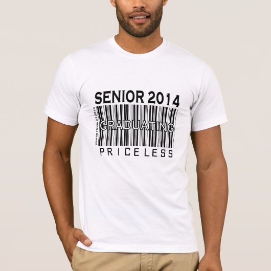 T-shirt Classe de 2014 - graduation inestimable - (Devant)
