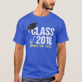 T-shirt Classe de 2018 Graduation Custom Senior (Devant)