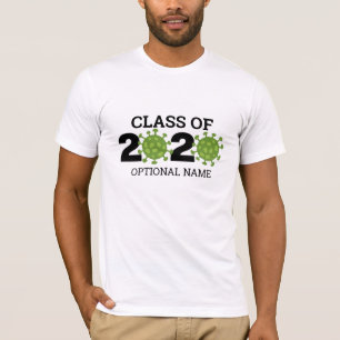 T-shirt Classe de 2020 Funny Virus Graduation Nom personna