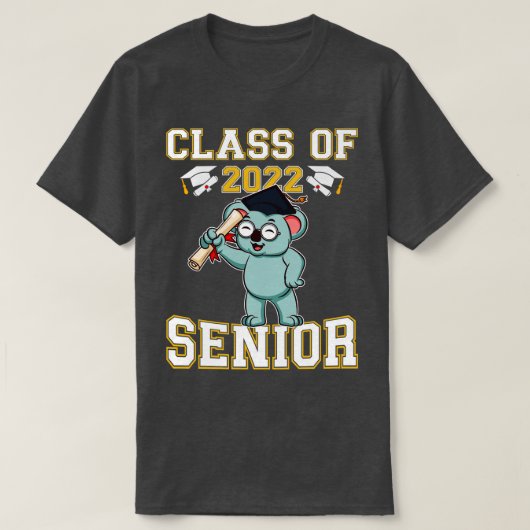 T-shirt Classe De 2022 Diplômé Supérieur Funny Graduation (Design devant)