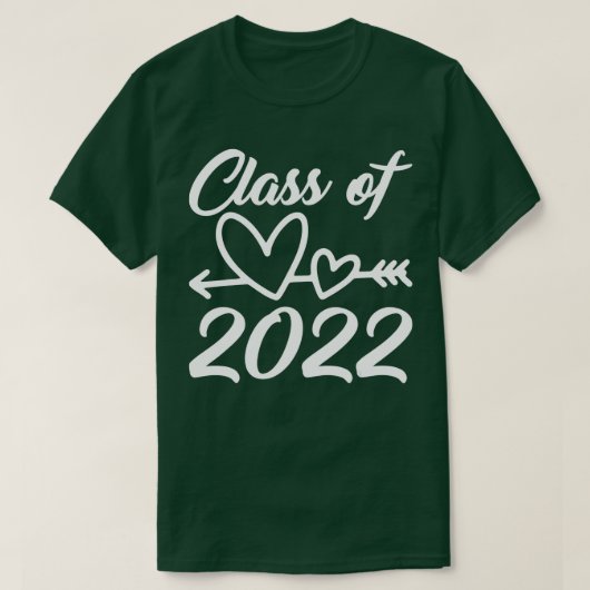 T-shirt Classe De 2022 Étudiants De Diplôme D'Études Supér (Design devant)