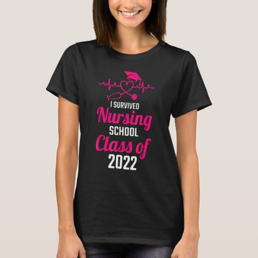 T-shirt Classe De 2022 Graduate Nursing School Année Senio (Devant)