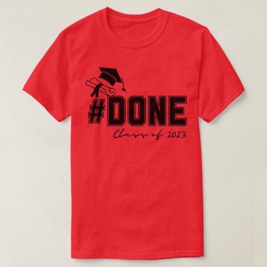 T-shirt Classe De 2023 Diplôme 20 (Design devant)