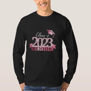 T-shirt Classe de 2023 Épingle de décoration couleur de l'